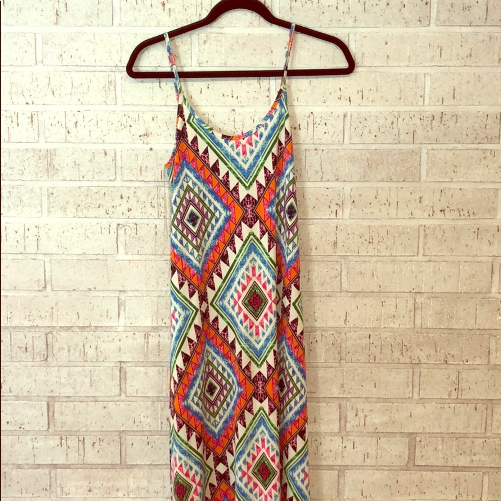 Bright summer maxi dress